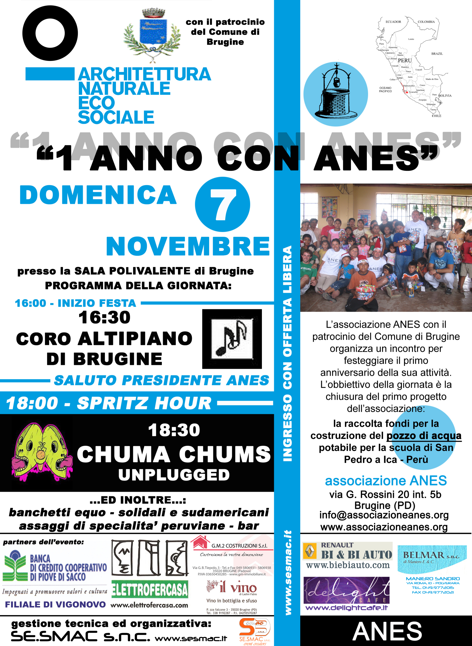 Banchetto a Brugine - Festa associazione Anes